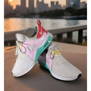 Nike Air Max Bella TR 5 Training Sneaker White Bright Crimson Pink Womens Size 9